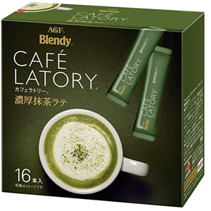 AGF Blendy Cafe Latory 抹茶拿铁粉 16条
