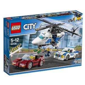 LEGO乐高 城市系列 高速追捕 60138 益智拼装积木玩具