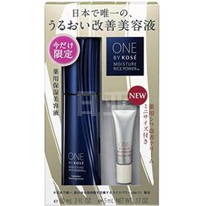ONE BY KOSE 保湿美容液精华 60ml+抗皱精华 5g