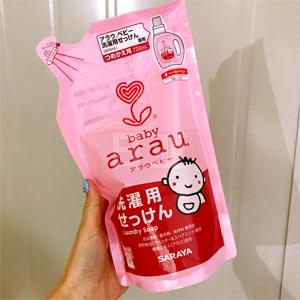 arau. 亲皙 无添加植物婴儿洗衣液 补充替换装 720ml*2个