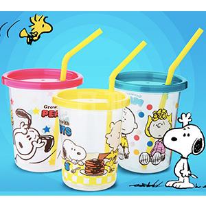 SKATER斯凯达 Snoopy 儿童随手吸管杯 3个装