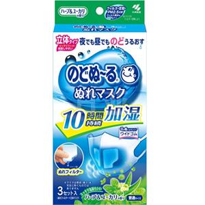 小林制药 成人用加湿口罩 薄荷味 3枚