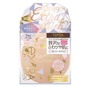 2019限定版 Excel  轻薄保湿控油蜜粉散粉  02蜜桃色