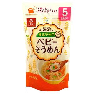 Hakubaku黄金大地 无盐婴儿碎面 100g*10袋