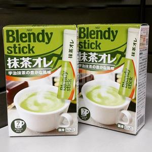 AGF Blendy stick 抹茶味奶茶 7本*6箱
