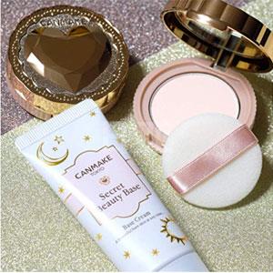 新品 CANMAKE 美肌护肤 金色爱心 透明素颜粉