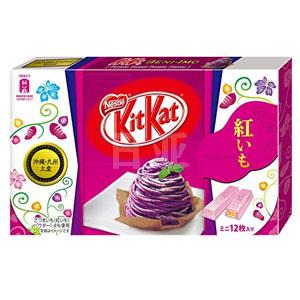 雀巢kitkat 奇巧威化巧克力饼干 12枚 冲绳红芋味