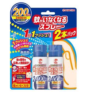 KINCHO金鸟 无香料速效杀蚊喷雾 200日 45ml*2个