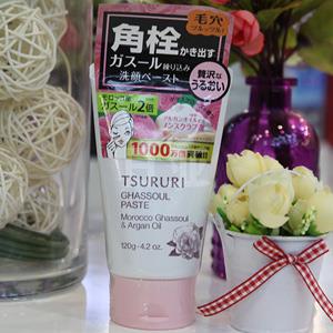 BCL TSURURI 玫瑰精华 去角质黑头洗面奶 120g