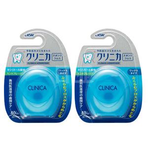 LION狮王CLINICA尼龙质 遇水膨胀牙线40m*2个