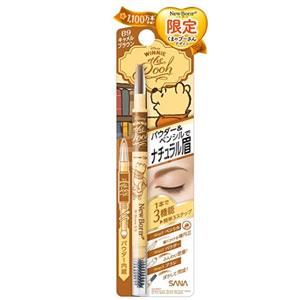新品 小熊维尼版SANA New Born EX经典三用眉笔 B9骆驼棕色