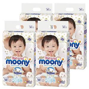 Moony尤妮佳 皇家系列宝宝纸尿裤 M64*4包（6-11kg）
