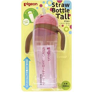 Pigeon贝亲 儿童吸管杯企鹅杯 粉色 330ml
