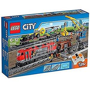 LEGO乐高 城市系列 60098电动遥控货运列车 可行驶
