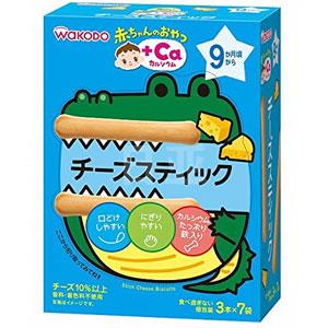和光堂 高钙乳酪芝士磨牙棒 手指饼干 21根 9个月以上