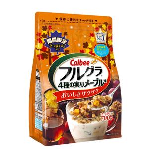 Calbee卡乐比 枫糖味4种果实味麦片700g
