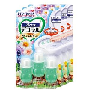小林制药 小熊造型 马桶凝胶除臭清香剂3组装 两款可选