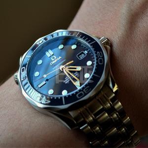 007同款：Omega欧米茄Seamaster蓝海马 男士自动机械手表212.30.41.20.03.001