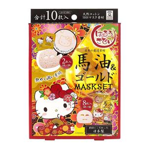 Hello kitty 玻尿酸高保湿黄金精华面膜 10枚