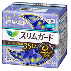 花王 乐而雅特薄瞬吸夜用护翼卫生巾35cm*13