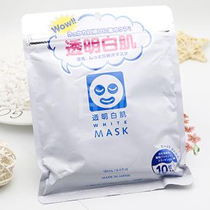 补货！石泽研究所 透明白肌美白面膜 10片