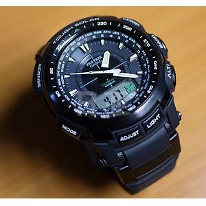 Casio 卡西欧 PRW-5100-1BJF 光电能6局电波登山男表