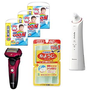日亚大王M76拉拉裤、松下剃须刀/美容器、小林制药牙线等秒杀