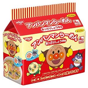 日清 面包超人儿童营养方便面 酱油味 88g*12个
