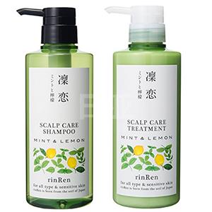 rinRen凛恋 薄荷柠檬头皮药用防脱无硅洗发水/护发素 400ml