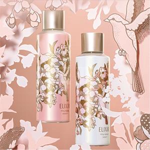 ELIXIR怡丽丝尔 优悦活颜水乳套装花映鹊影限定版(滋润型) 300ml+300ml