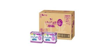 花王乐而雅 超薄 F系列 日用卫生巾 25cm*17枚 *18包