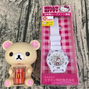 补货！CITIZEN 西铁城  VQ75-431 Hello Kitty 女士腕表 白色