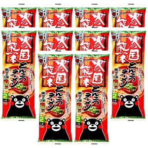 补货！五木食品 火之国熊本 黑麻油猪骨拉面250g*10袋