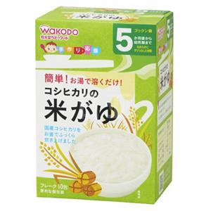 和光堂婴儿辅食高钙米粥/米粉/纯白米糊 5个月