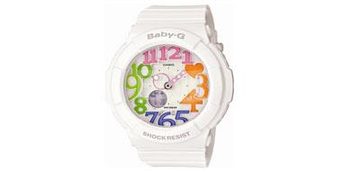 Casio卡西欧BABY-G霓虹系列时尚女表BGA-131-7B3JF
