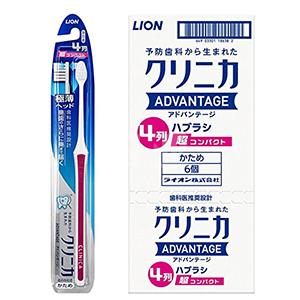LION狮王 ADVANTAGE超薄小头软毛牙刷 6支装