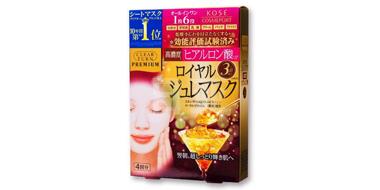 KOSE 高丝 玻尿酸 黄金果冻面膜 30g*4片