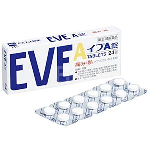 白兔制药 EVE A锭 去头痛片 24片