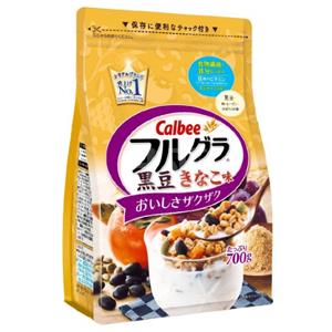 2016年新品：Calbee卡乐比黑豆粉水果五谷杂粮果实谷物麦片700g