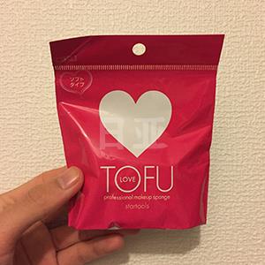 TOFU LOVE化妆粉扑海绵 服帖心形 2块装