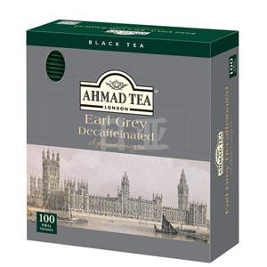 AHMADTEA亚曼 格雷伯爵红茶包 脱咖啡因 100独立包