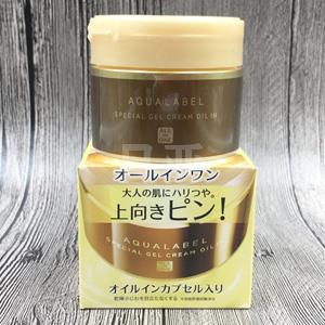 资生堂 AQUALABEL水之印 五合一 金色紧致保湿面霜 90g