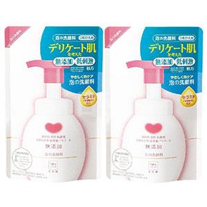 COW 牛乳石碱 泡沫洗面奶替换装 180ml*2个装