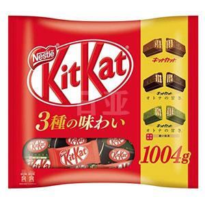 雀巢 kitkat 威化饼干组合装 88枚（黑巧克力/原味/抹茶）