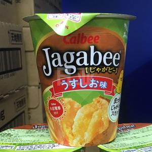Calbee卡乐比 jagabee杯装淡盐味薯条 40g×12杯