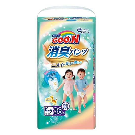 小神价108日元！GOO.N大王 消臭拉拉裤XL36