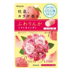 Kracie嘉娜宝水蜜桃味玫瑰香体糖 32g×10