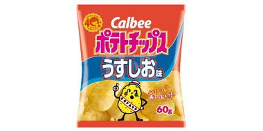 Calbee 卡乐比 淡盐味薯片 石垣岛海盐土豆片60g