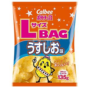 Calbee卡乐比 大容量淡盐味薯片 135g*12袋