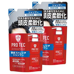 狮王PRO TEC男士控油防脱发洗发水/护发素 230g替换装*2袋装